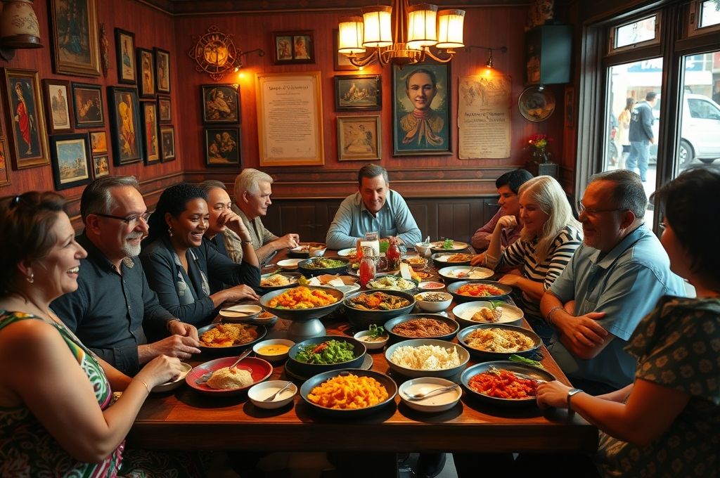 Comida e Mesa Onde a Cultura se Senta à Mesa