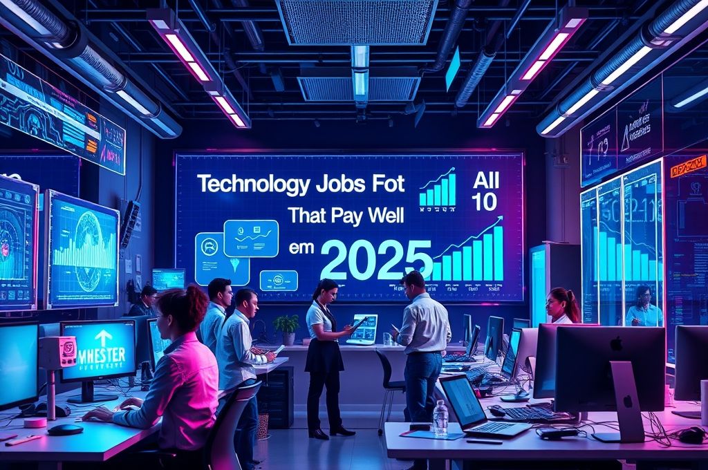 Top 10 Technology Jobs That Pay Well in 2025