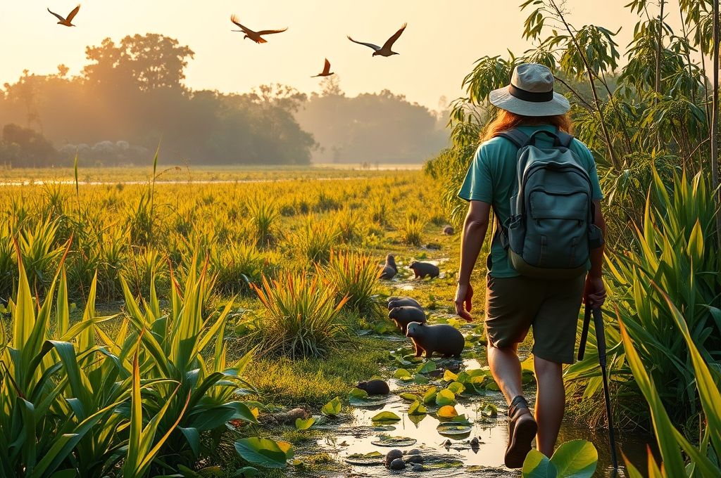 Trekking no Pantanal Encontro com a Vida Selvagem em Seu Habitat Natural