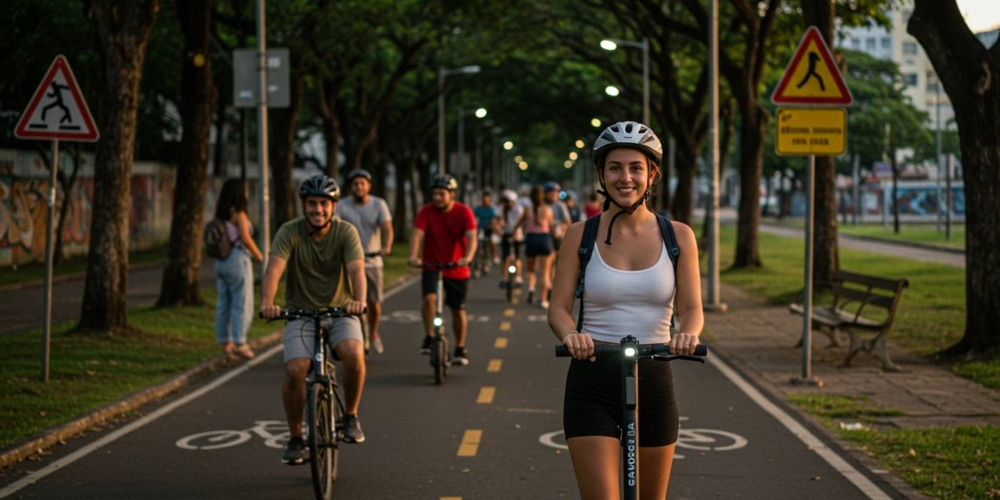 Bicicletas e Patinetes Elétricos: Como Usar com Segurança Durante a Viagem