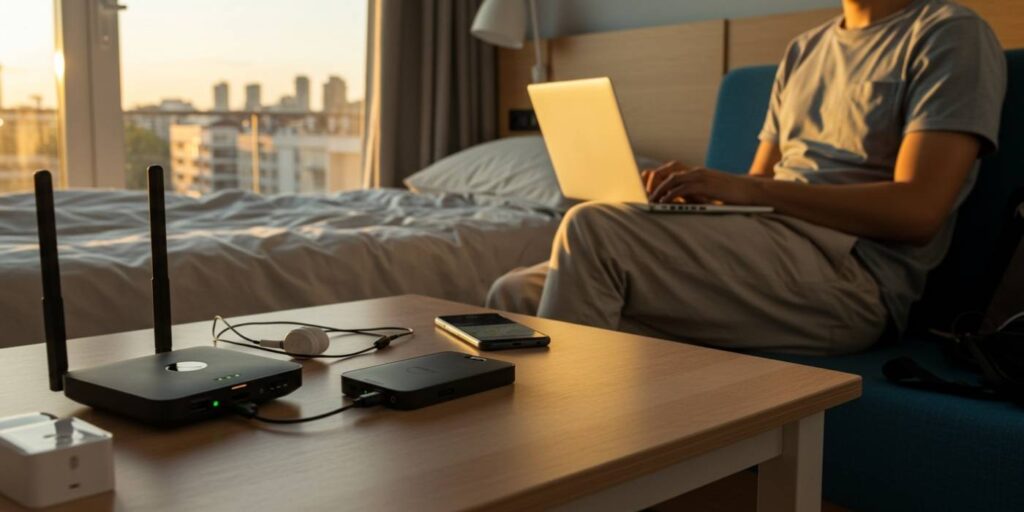 Hotspots Móveis e Roteadores de Viagem