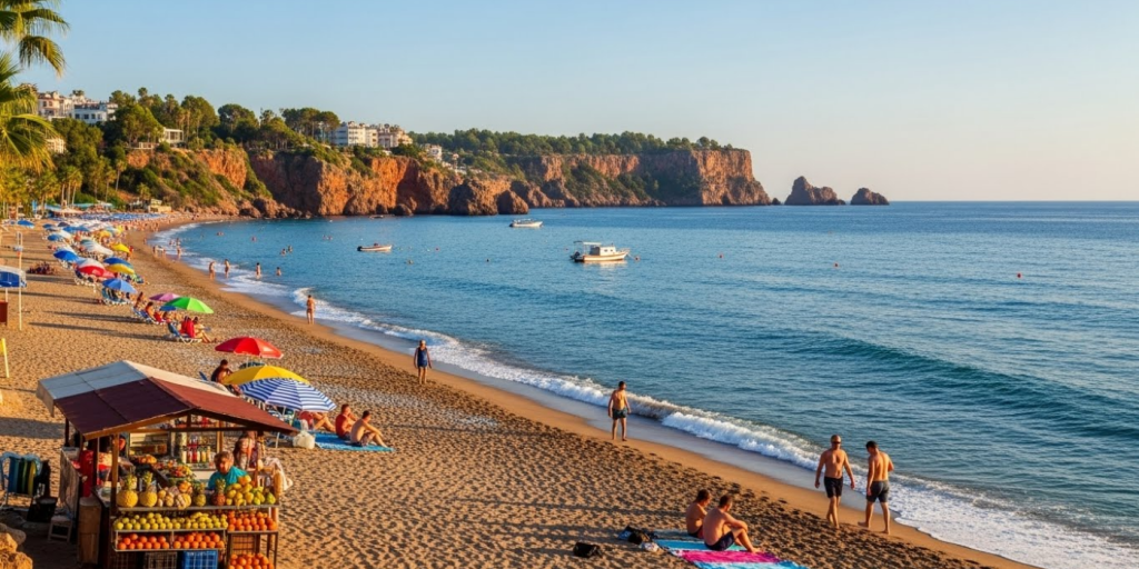 Antalya_ Praias do Mediterrâneo sem Preço de Riviera