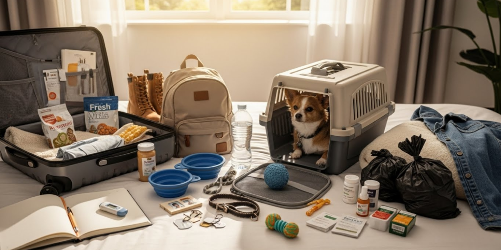 Checklist Essencial_ O Que Levar na Viagem com Seu Pet