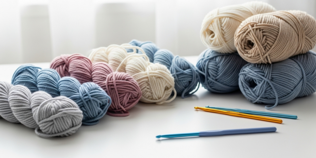 Crochet for Beginners_ Understanding Yarn Types and Weights