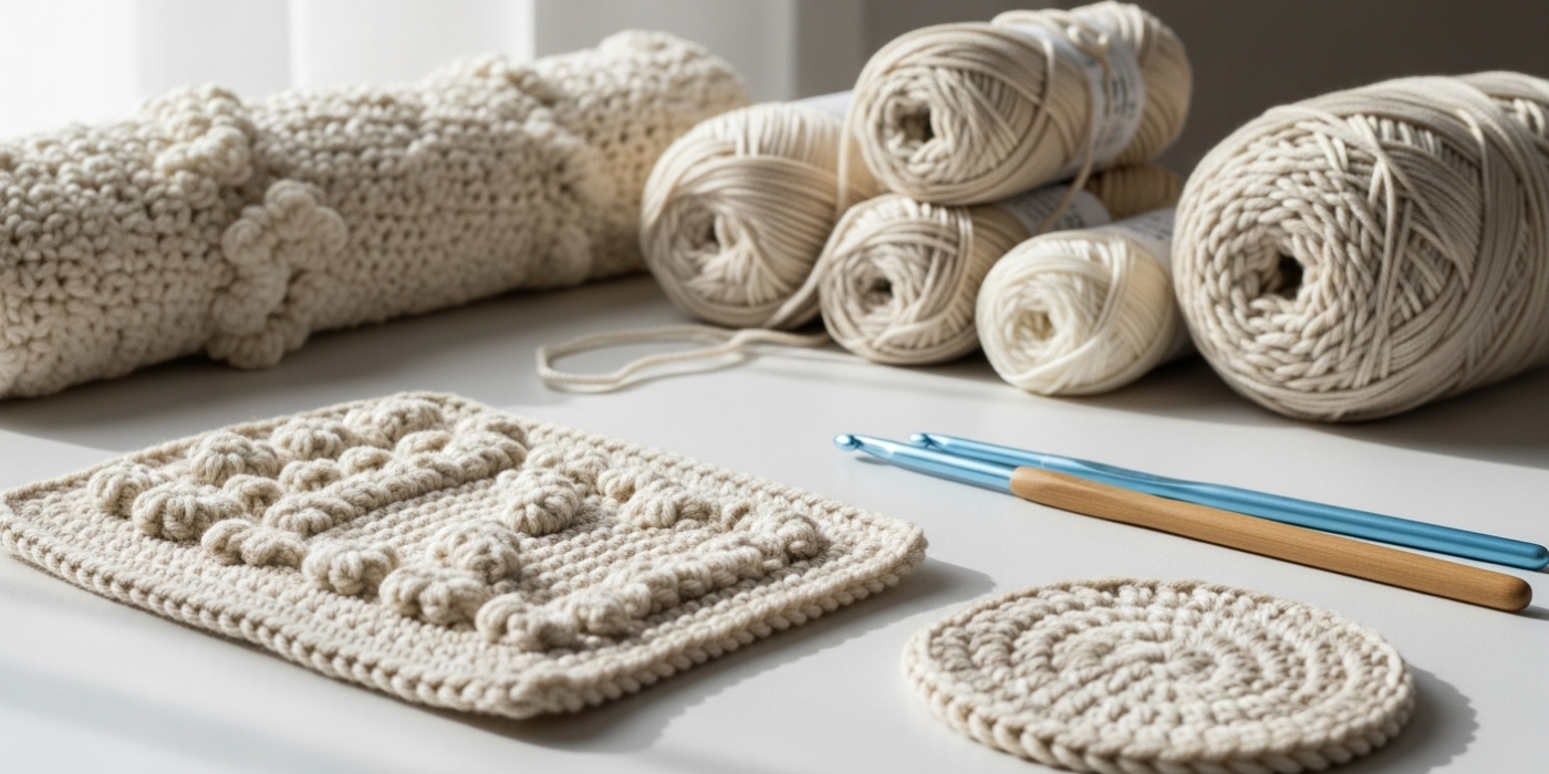 How to Crochet Detailed Textures Using Post and Relief Stitches
