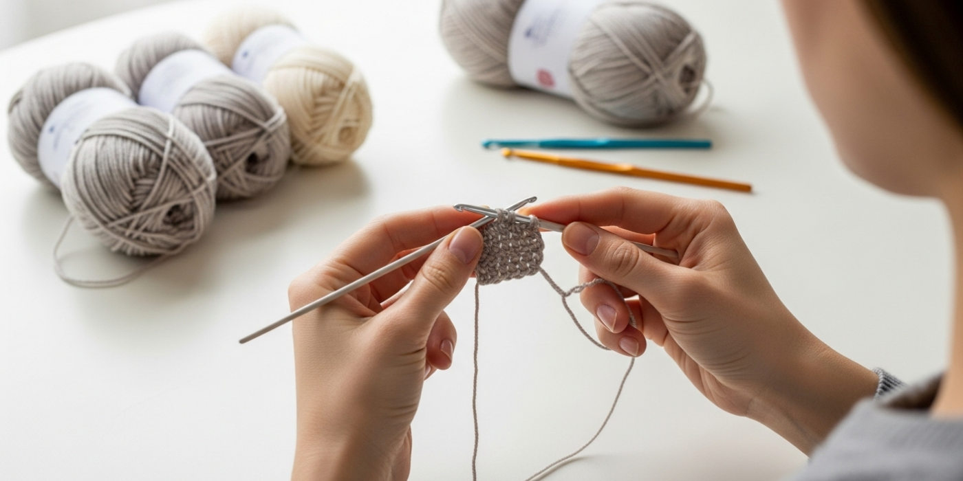 How to Hold a Crochet Hook and Yarn the Right Way