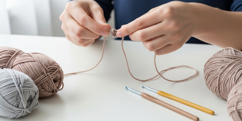 Step 1_ Make a Slip Knot