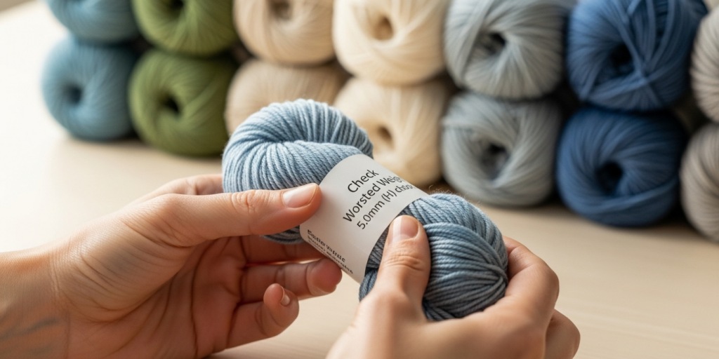 Step 2_ Check the Recommended Yarn